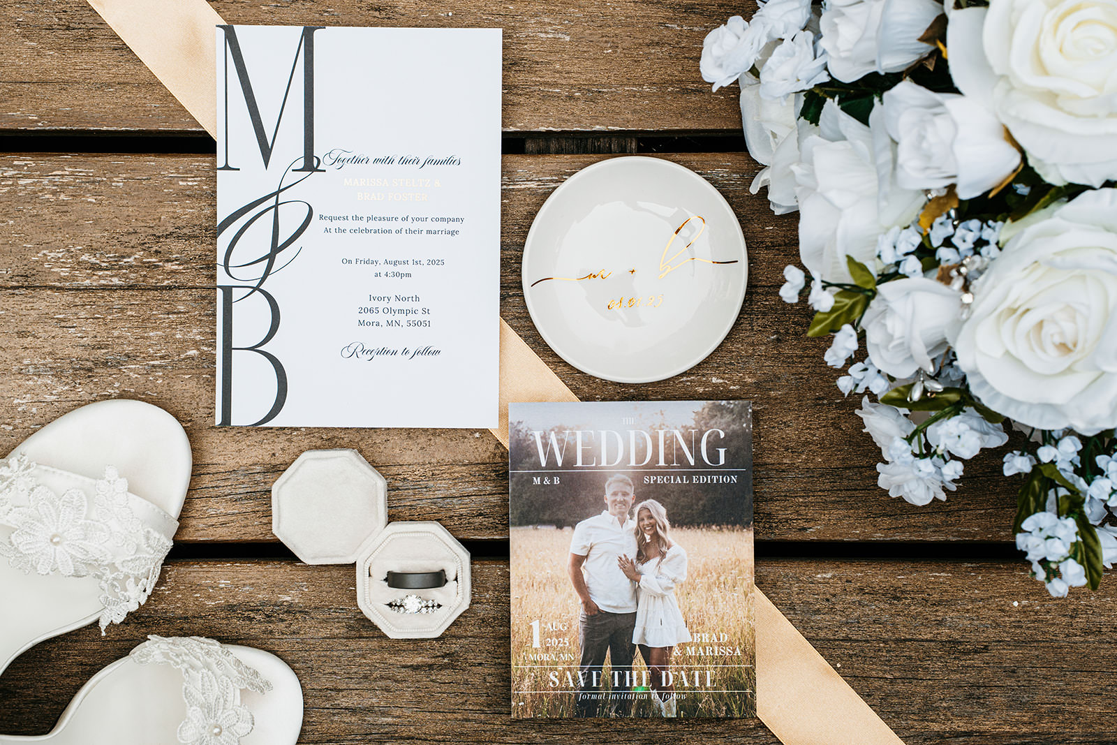 ivory north wedding